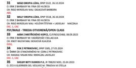 Klubová výstava stavačov – 23.05.2026 – povýstavný katalóg